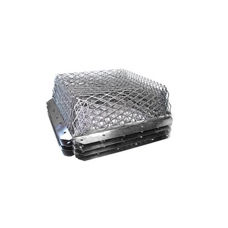 Olympia 6.25 x 6 in. Stainless Steel Animal Guard Wall Mount with 6 in. High Performance 3602749